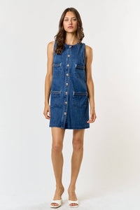 Stevie Braided Denim Dress