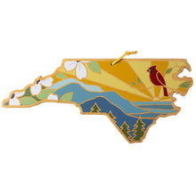 Load image into Gallery viewer, North Carolina Cutting Board with Artwork by Summer Stokes