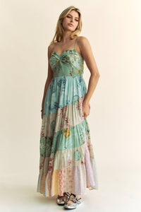 Floral Dreams Mix Maxi Dress