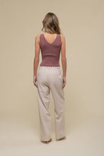 Load image into Gallery viewer, White Scallop Tank