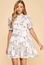 Load image into Gallery viewer, Toile Printed Button Up Dress