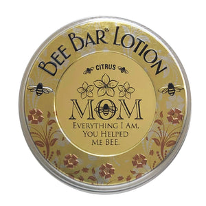 Mom - Everything I Am - Sentiment Bee Bar Lotion Bar: Vanilla