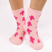 Load image into Gallery viewer, Nutcracker Pink Snuggle Socks