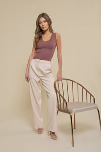 White Scallop Tank