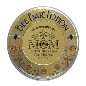 Mom - Everything I Am - Sentiment Bee Bar Lotion Bar: Vanilla