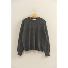 Load image into Gallery viewer, Taupe Seam Crew Neck Sweater