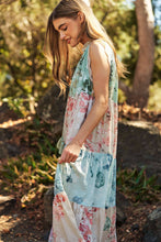 Load image into Gallery viewer, Florence Lace Floral Mix Maxi Dress