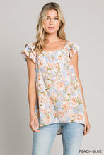 Load image into Gallery viewer, Ruffle Floral Sleeveless Top
