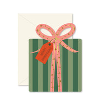 Load image into Gallery viewer, Christmas Gift die-cut folded Greeting Card