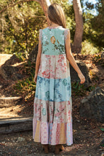 Load image into Gallery viewer, Florence Lace Floral Mix Maxi Dress
