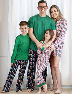 Navy Nutcracker March Sleep Pants Unisex