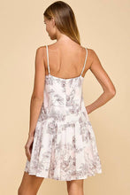 Load image into Gallery viewer, Toile Contrast Stitch Detail Dress