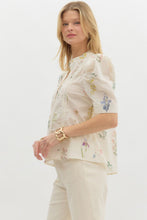 Load image into Gallery viewer, Grandmillenial Floral Print Top