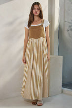 Load image into Gallery viewer, Daydreamer Striped Overall Dress