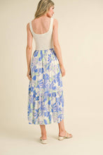 Load image into Gallery viewer, Sunny Floral Mixed Media Midi Dress