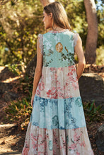 Load image into Gallery viewer, Florence Lace Floral Mix Maxi Dress