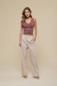 Brown Scallop Tank