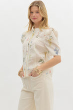 Load image into Gallery viewer, Grandmillenial Floral Print Top