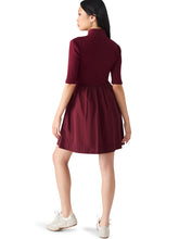 Load image into Gallery viewer, Berlina Wine Dress