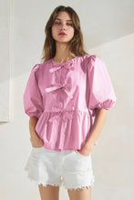 Load image into Gallery viewer, Butter Yellow Poplin Top