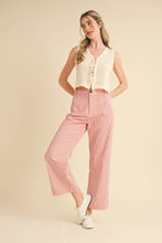 Load image into Gallery viewer, Cream Crochet Tie Vest Top