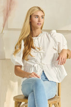 Load image into Gallery viewer, Butter Yellow Poplin Top