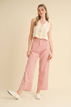 Load image into Gallery viewer, Cream Crochet Tie Vest Top