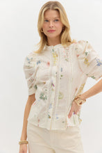 Load image into Gallery viewer, Grandmillenial Floral Print Top