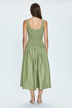 Load image into Gallery viewer, Pistola Alessia Smocked Drop Waist Dress Sage