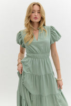 Load image into Gallery viewer, Classic Sage Maxi Dres