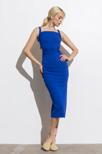 Load image into Gallery viewer, Strappy Back Cobalt Dress