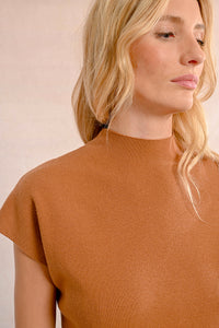 Classic Camel Knit Top