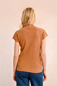 Classic Camel Knit Top