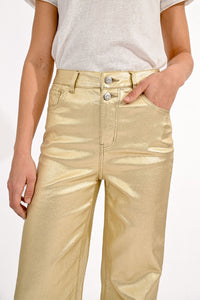 Gilded Gold Shimmer Trousers