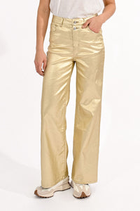 Gilded Gold Shimmer Trousers