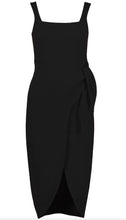 Load image into Gallery viewer, Shawna Black Side Tie Dress