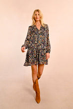 Load image into Gallery viewer, Falling For Bordeaux Print Dress