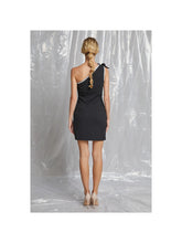 Load image into Gallery viewer, Delina Bow One Shoulder Dress