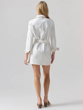 Load image into Gallery viewer, Lillie Ivory Denim Dress