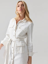 Load image into Gallery viewer, Lillie Ivory Denim Dress