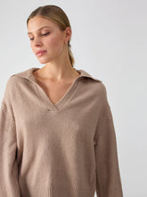 Load image into Gallery viewer, Johnny Mocha Collared Sweater