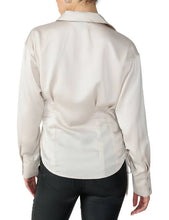 Load image into Gallery viewer, Marshmallow Date Satin Shirt