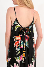 Load image into Gallery viewer, Floral June Black Dress
