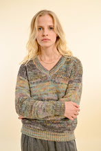 Load image into Gallery viewer, Melly Gray Purple Multi Sweater