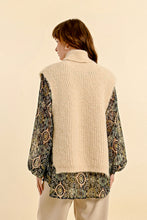 Load image into Gallery viewer, French Ivory Cutout Sleeveless Sweater