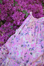 Load image into Gallery viewer, Celeste Gold Pink Floral Maxi Dress