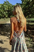 Load image into Gallery viewer, Bloom Print Halter Maxi Dress