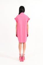 Load image into Gallery viewer, Poplin Pink Smocked Dress