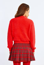 Load image into Gallery viewer, Bright Red Soft Knit Sweater