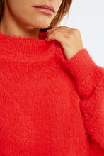 Load image into Gallery viewer, Bright Red Soft Knit Sweater